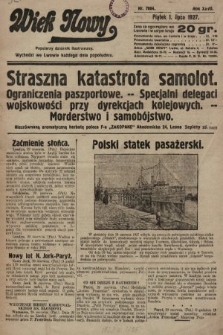 Wiek Nowy : popularny dziennik ilustrowany. 1927, nr 7804
