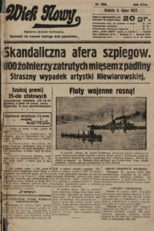 Wiek Nowy : popularny dziennik ilustrowany. 1927, nr 7805