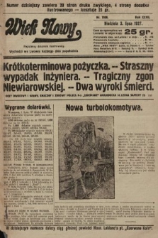 Wiek Nowy : popularny dziennik ilustrowany. 1927, nr 7806