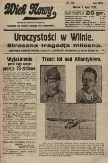 Wiek Nowy : popularny dziennik ilustrowany. 1927, nr 7807