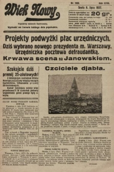 Wiek Nowy : popularny dziennik ilustrowany. 1927, nr 7808