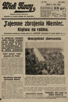 Wiek Nowy : popularny dziennik ilustrowany. 1927, nr 7811