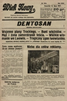 Wiek Nowy : popularny dziennik ilustrowany. 1927, nr 7815