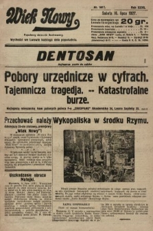 Wiek Nowy : popularny dziennik ilustrowany. 1927, nr 7817