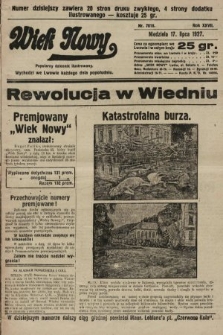 Wiek Nowy : popularny dziennik ilustrowany. 1927, nr 7818