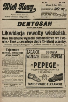 Wiek Nowy : popularny dziennik ilustrowany. 1927, nr 7819