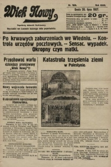 Wiek Nowy : popularny dziennik ilustrowany. 1927, nr 7820