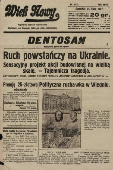 Wiek Nowy : popularny dziennik ilustrowany. 1927, nr 7821