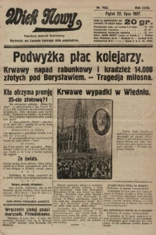 Wiek Nowy : popularny dziennik ilustrowany. 1927, nr 7822
