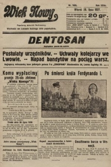 Wiek Nowy : popularny dziennik ilustrowany. 1927, nr 7825
