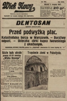 Wiek Nowy : popularny dziennik ilustrowany. 1927, nr 7831