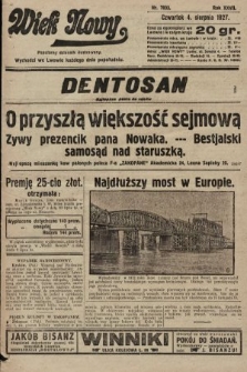 Wiek Nowy : popularny dziennik ilustrowany. 1927, nr 7833