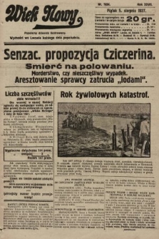 Wiek Nowy : popularny dziennik ilustrowany. 1927, nr 7834