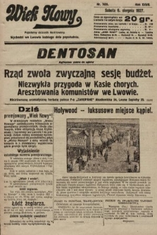 Wiek Nowy : popularny dziennik ilustrowany. 1927, nr 7835