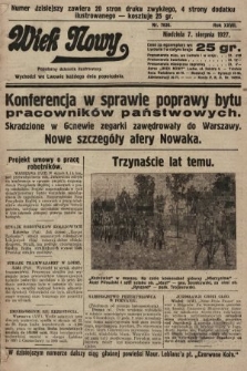 Wiek Nowy : popularny dziennik ilustrowany. 1927, nr 7836