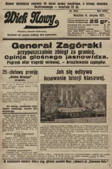 Wiek Nowy : popularny dziennik ilustrowany. 1927, nr 7842