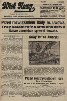 Wiek Nowy : popularny dziennik ilustrowany. 1927, nr 7844