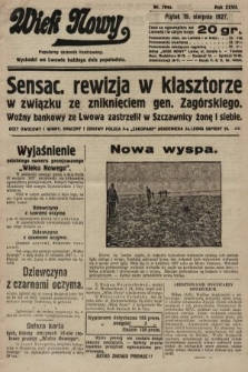 Wiek Nowy : popularny dziennik ilustrowany. 1927, nr 7845