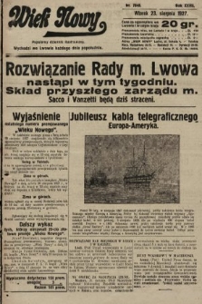 Wiek Nowy : popularny dziennik ilustrowany. 1927, nr 7848