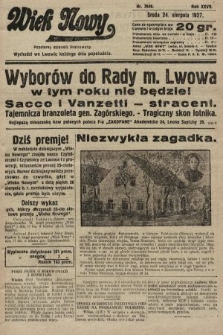 Wiek Nowy : popularny dziennik ilustrowany. 1927, nr 7849