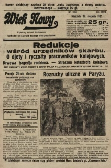 Wiek Nowy : popularny dziennik ilustrowany. 1927, nr 7853