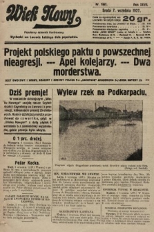 Wiek Nowy : popularny dziennik ilustrowany. 1927, nr 7861