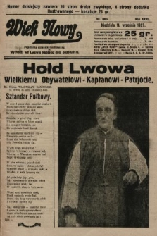 Wiek Nowy : popularny dziennik ilustrowany. 1927, nr 7865