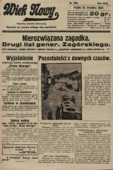 Wiek Nowy : popularny dziennik ilustrowany. 1927, nr 7869