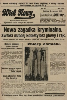 Wiek Nowy : popularny dziennik ilustrowany. 1927, nr 7871