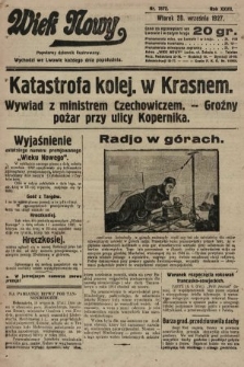 Wiek Nowy : popularny dziennik ilustrowany. 1927, nr 7872