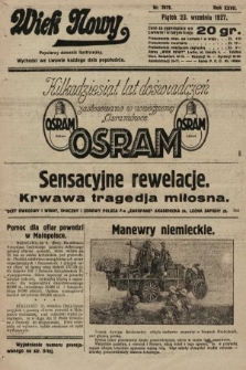 Wiek Nowy : popularny dziennik ilustrowany. 1927, nr 7875