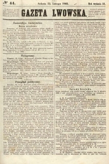 Gazeta Lwowska. 1862, nr 44