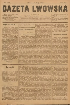 Gazeta Lwowska. 1909, nr 117