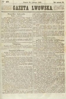 Gazeta Lwowska. 1862, nr 49