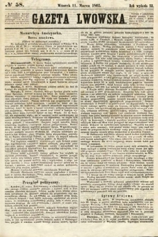 Gazeta Lwowska. 1862, nr 58