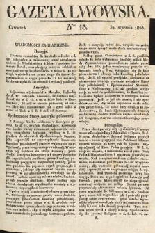 Gazeta Lwowska. 1833, nr 13