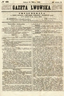 Gazeta Lwowska. 1862, nr 62