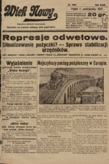 Wiek Nowy : popularny dziennik ilustrowany. 1927, nr 7887