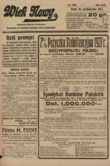 Wiek Nowy : popularny dziennik ilustrowany. 1927, nr 7897