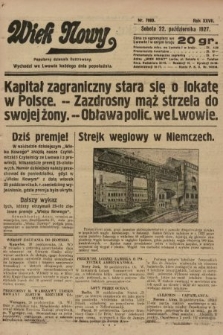 Wiek Nowy : popularny dziennik ilustrowany. 1927, nr 7900