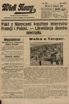 Wiek Nowy : popularny dziennik ilustrowany. 1927, nr 7913