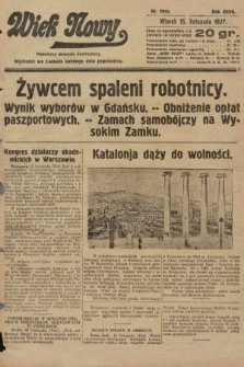 Wiek Nowy : popularny dziennik ilustrowany. 1927, nr 7919