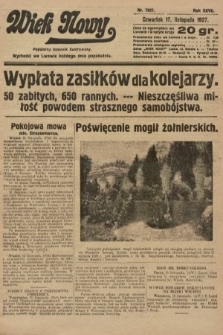 Wiek Nowy : popularny dziennik ilustrowany. 1927, nr 7921