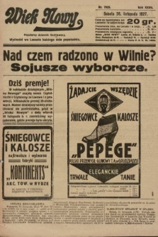 Wiek Nowy : popularny dziennik ilustrowany. 1927, nr 7929