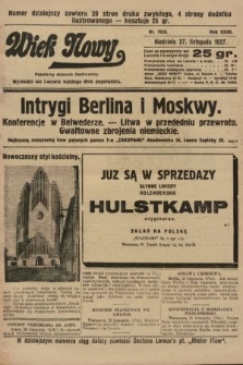 Wiek Nowy : popularny dziennik ilustrowany. 1927, nr 7930