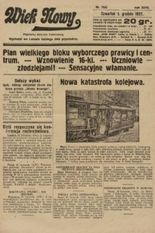 Wiek Nowy : popularny dziennik ilustrowany. 1927, nr 7933
