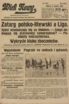 Wiek Nowy : popularny dziennik ilustrowany. 1927, nr 7937