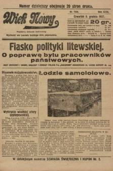 Wiek Nowy : popularny dziennik ilustrowany. 1927, nr 7939