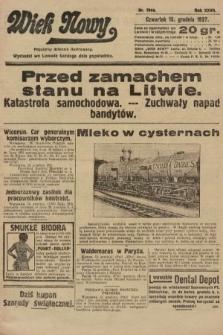 Wiek Nowy : popularny dziennik ilustrowany. 1927, nr 7944