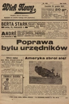 Wiek Nowy : popularny dziennik ilustrowany. 1927, nr 7950